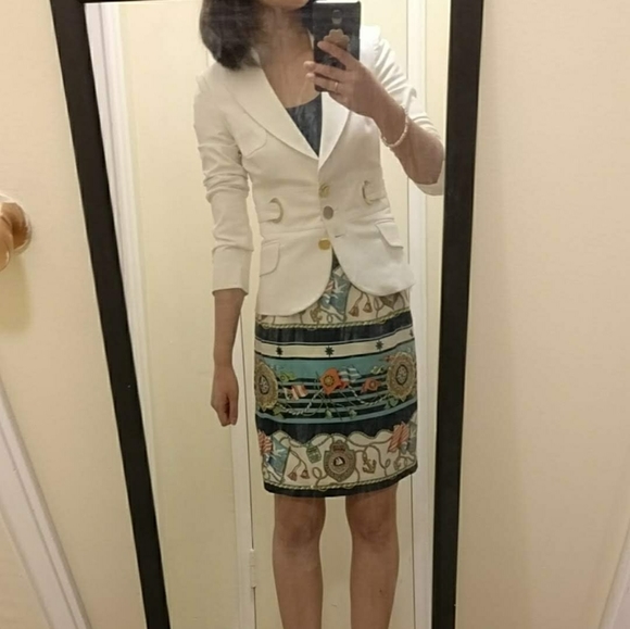 Talbots Silk Nautical Skirt - Picture 6 of 6